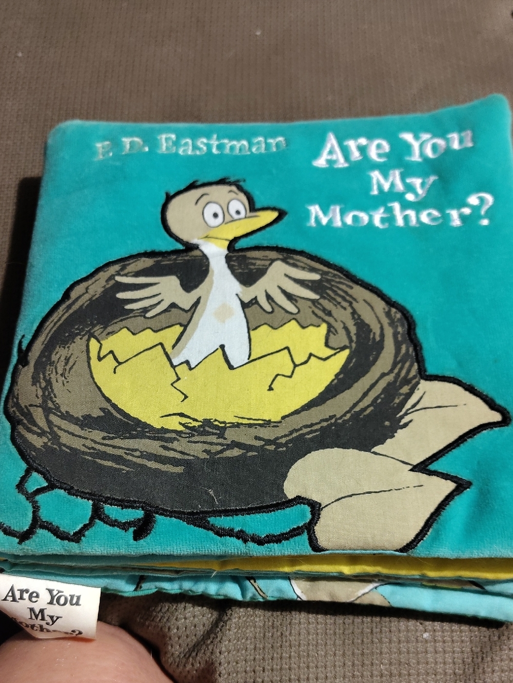 Are You My Mother? Soft Cloth Book – Teal Kids Learning Toy